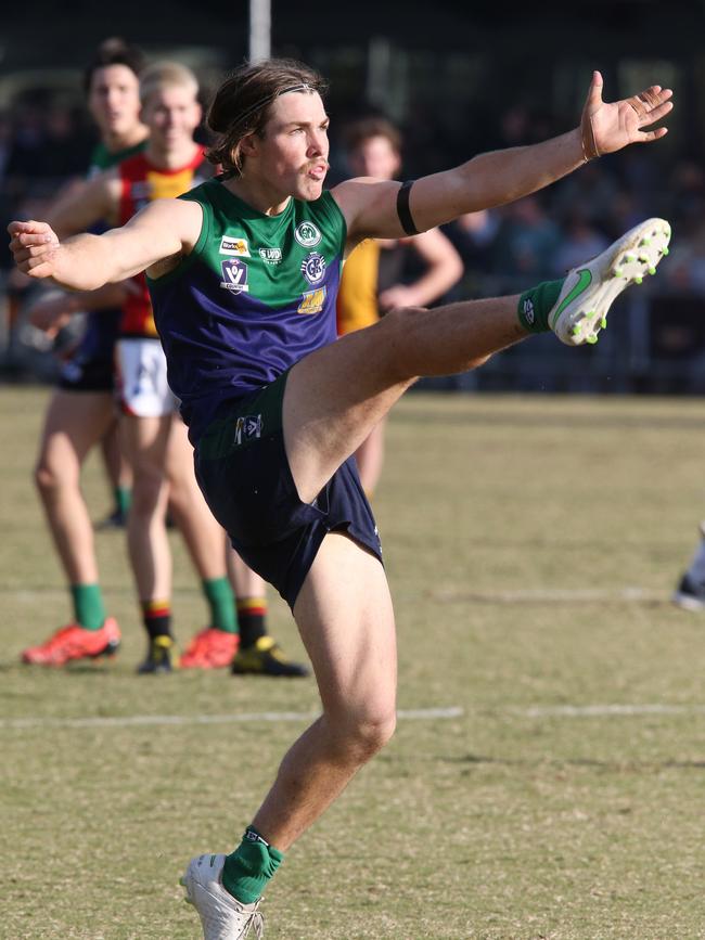 Harry Benson in action for St Mary’s. Picture: Mark Wilson