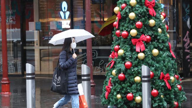 Christmas is predicted to be a washout for many Australians this year. Picture: David Crosling