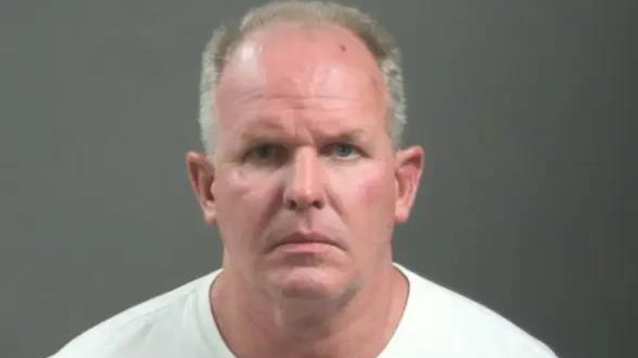 Doug Ramsey, 53, (pictured) allegedly bit off a man’s nose during a fight in a parking lot. Picture: Washington county sheriff’s office