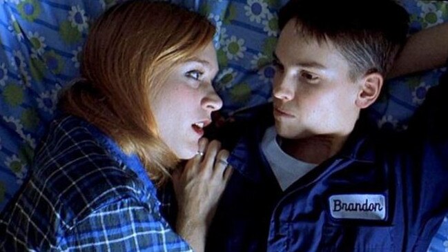 Hilary Swank, right, with Chloe Sevingny in Boys Don't Cry.