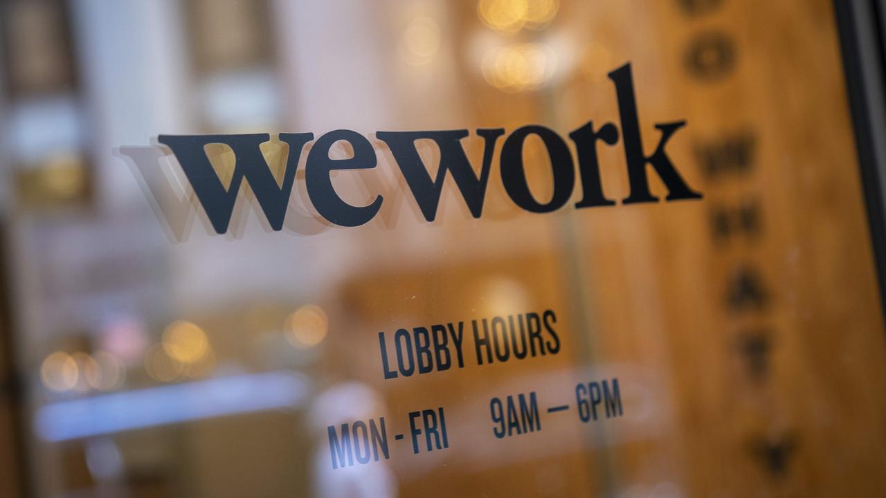 WeWork has been shrouded in controversy this year as its value plummeted. Picture: Drew Angerer / GETTY IMAGES NORTH AMERICA / AFP