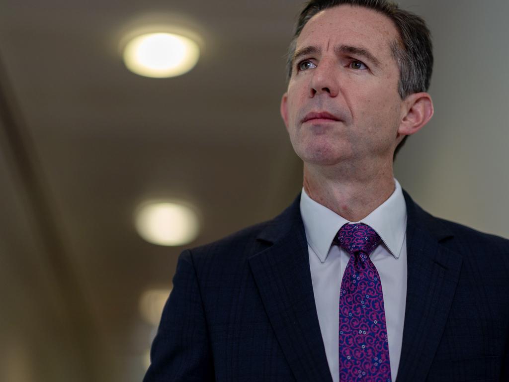 And what will leading moderate and senior frontbencher Simon Birmingham do? Picture: NCA NewsWire / Gary Ramage