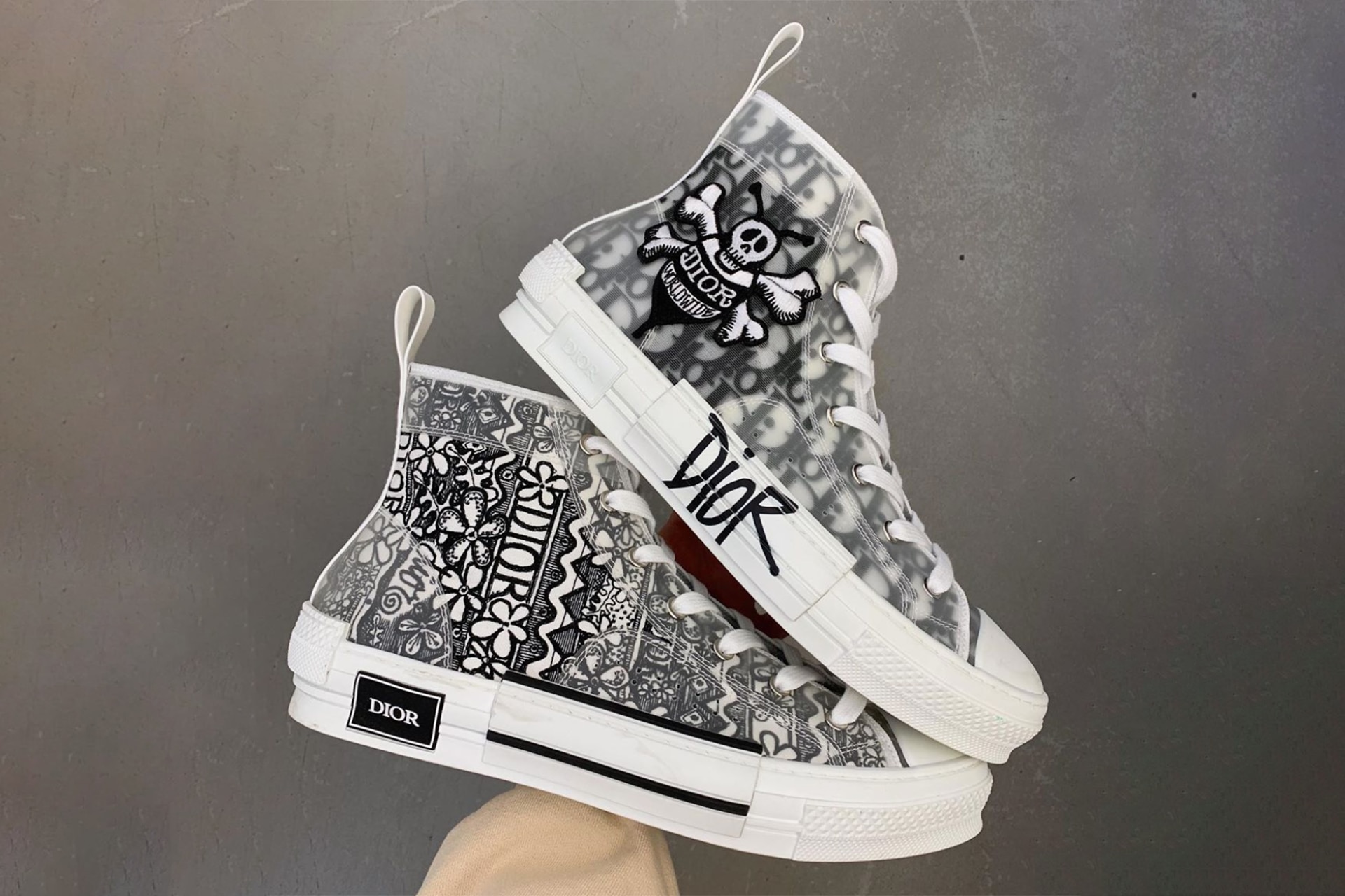 converse collab dior