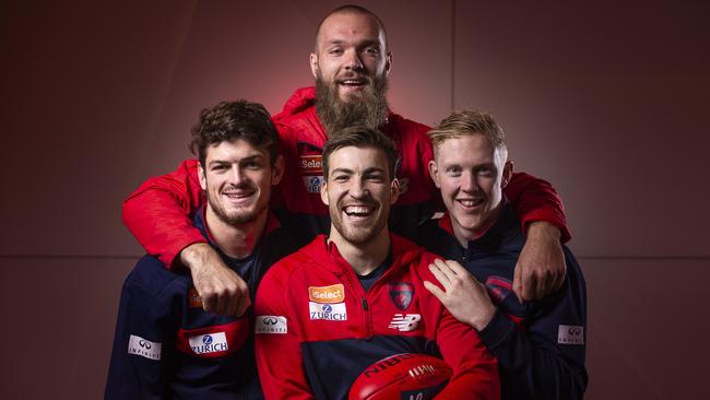 Max Gawn has ordained his star-studded midfield as the best in the competition. Picture: AAP