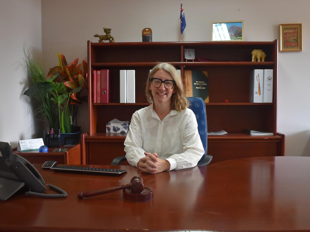 Mayor Melissa Hamilton after the election win in early 2024 (Photo: Michael Hudson)