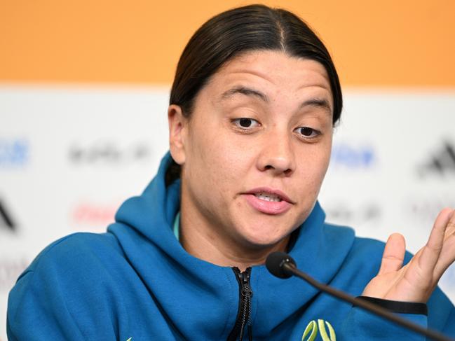 Sam Kerr feared she would miss the whole World Cup. Picture: Justin Setterfield/Getty Images