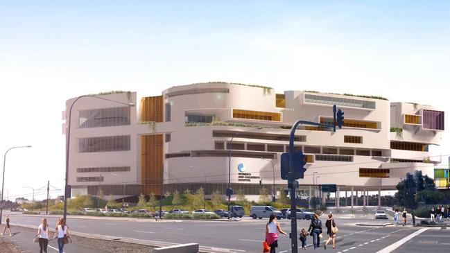 Artist impressions of the proposed new WCH on North Tce.