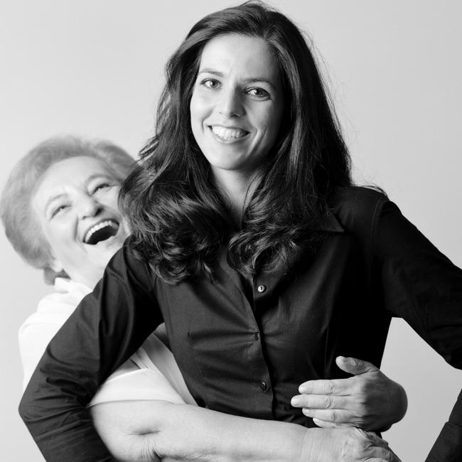 The author Rachelle Unreich and her mother, Mira. Picture: Andrew Lehmann