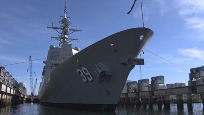 Air Warfare Destroyer Hobart sets sail