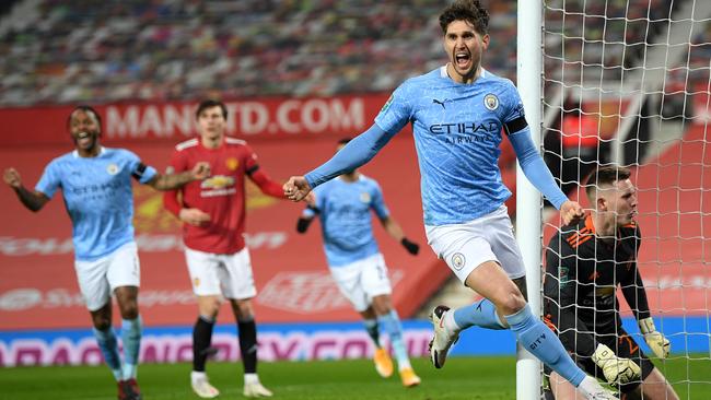 John Stones is one Manchester City player who has lifted his game in empty stadiums Picture: Getty Images
