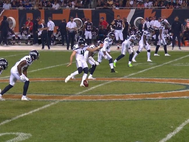 Michael Dickson stuns NFL with drop kick.