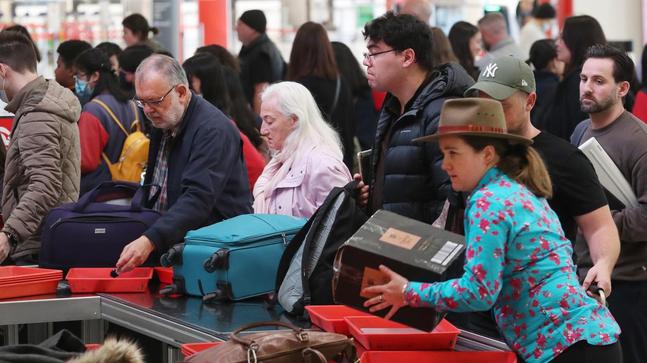 The strike could cause more delays at airports across the country. Picture: NCA NewsWire / David Crosling