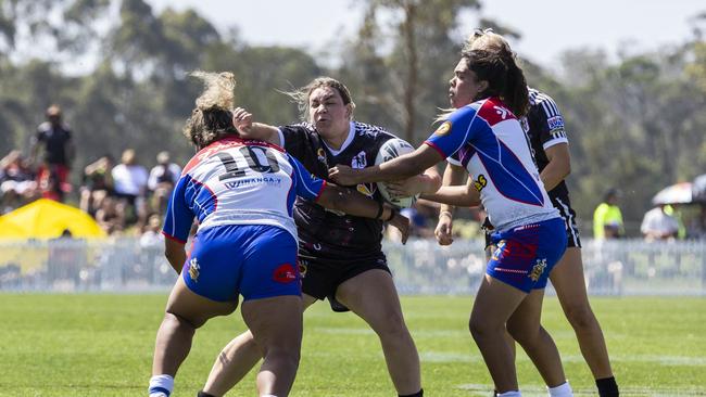 Women's Koori Knockout grand final, Redfern All Blacks vs Newcastle Yowies. Picture: Andrea Francolini