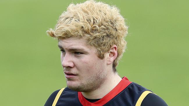 AFL - Adelaide crows training  at West Lakes Headquarters. ISO haircut - Harry Schoenberg  Picture SARAH REED