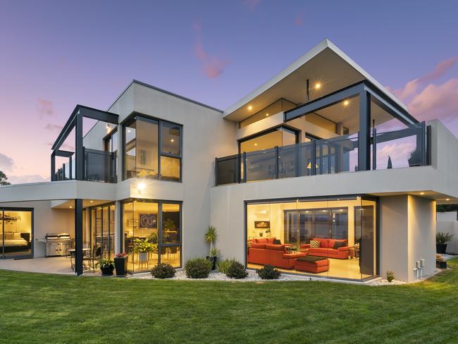 This showstopper in Sandra Dr, Blackmans Bay is for sale asking $2.4m-plus.