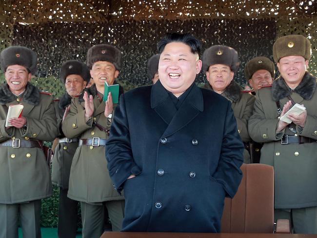 Kim Jong-un has a litany of military tunnels at his disposal. Picture: AFP/KCNA/Republic of South Korea
