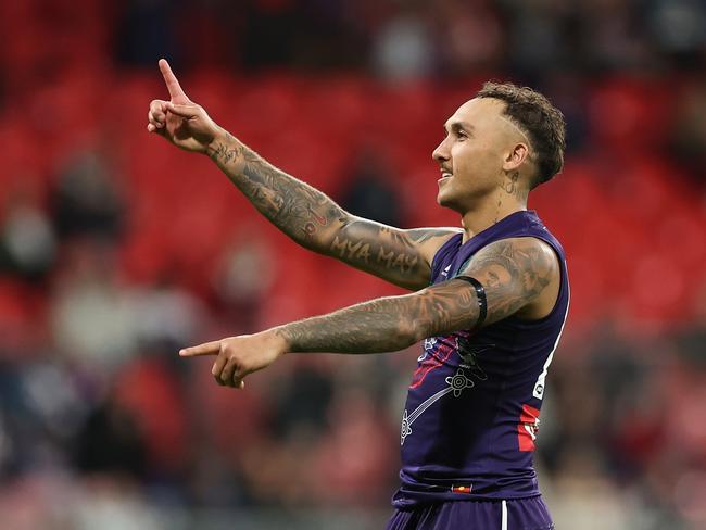 Shai Bolton was one of the matchwinners for Fremantle.