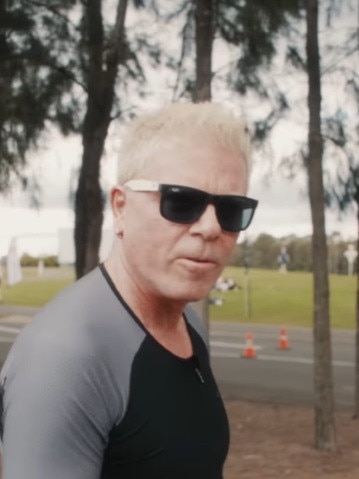 The Offspring frontman is in Sydney doing a triathlon. Picture: Instagram.