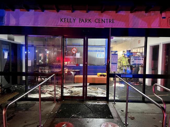 Firefighters responded to a suspicious fire at the Kelly Park community centre in Werribee on June 26. Picture: CFA/ Lieutenant Rohan Rizzoli