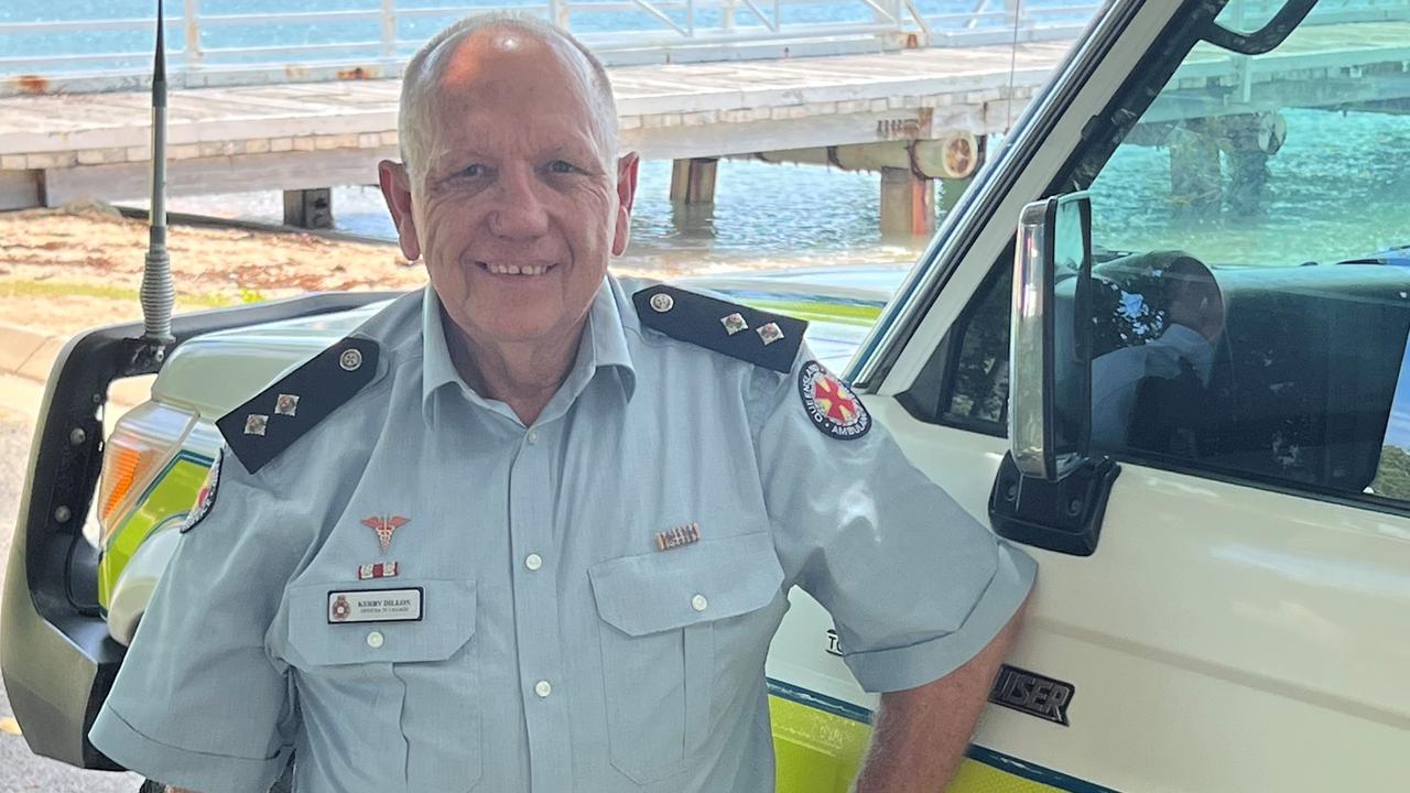 Magnetic Island Station officer in charge Kerry Dillon has been awarded an ambulance service medal. Picture: Supplied