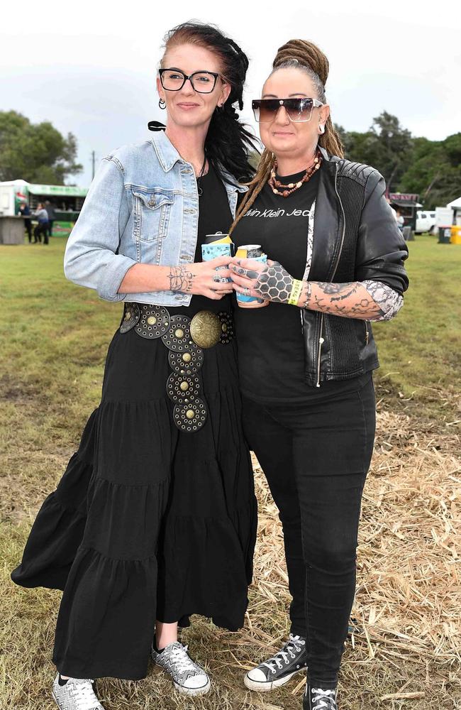 Nat McDonald and Kelly Needer at Lighthouse Country Music Festival, Burnett Heads. Picture: Patrick Woods.