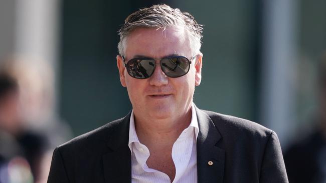 Magpies President Eddie McGuire says his club will support the state’s fire-ravaged northeast. Picture: AAP