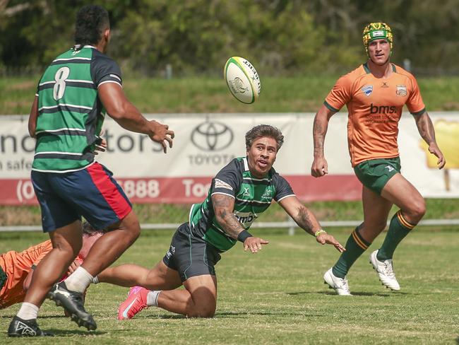 Surfers Paradise Dolphins host Queensland Premier Rugby club Sunnybank at Broadbeach Waters. Picture:Glenn Campbell