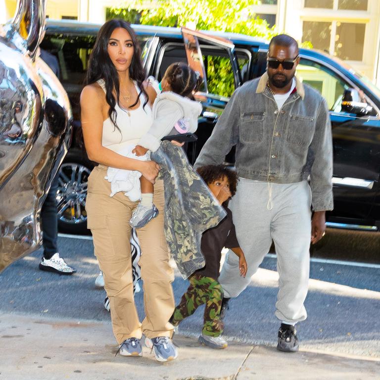 Kanye has communicated with his ex-wife … through the very public medium of Instagram. Picture: Gotham/GC Images