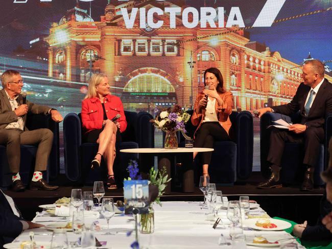 Rory Costelloe, Dr Laura-Anne Bull, Michael Jablko and MC Kieran Gilbert. Picture: David Caird