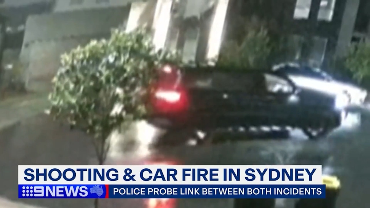 Moment shooters allegedly open fire on Sydney home