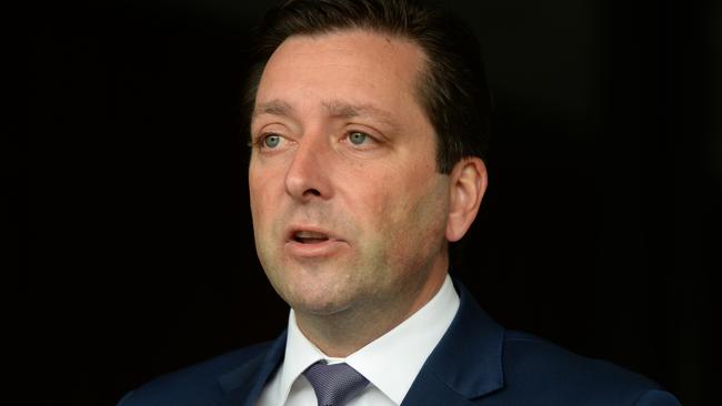 Opposition Leader Matthew Guy says he wants Victorians to know he’s on their side. Picture: Andrew Henshaw