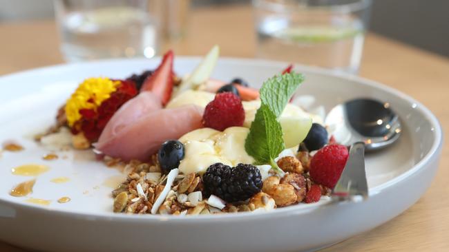 Summer granola at Substance Espresso. Photo by Richard Gosling