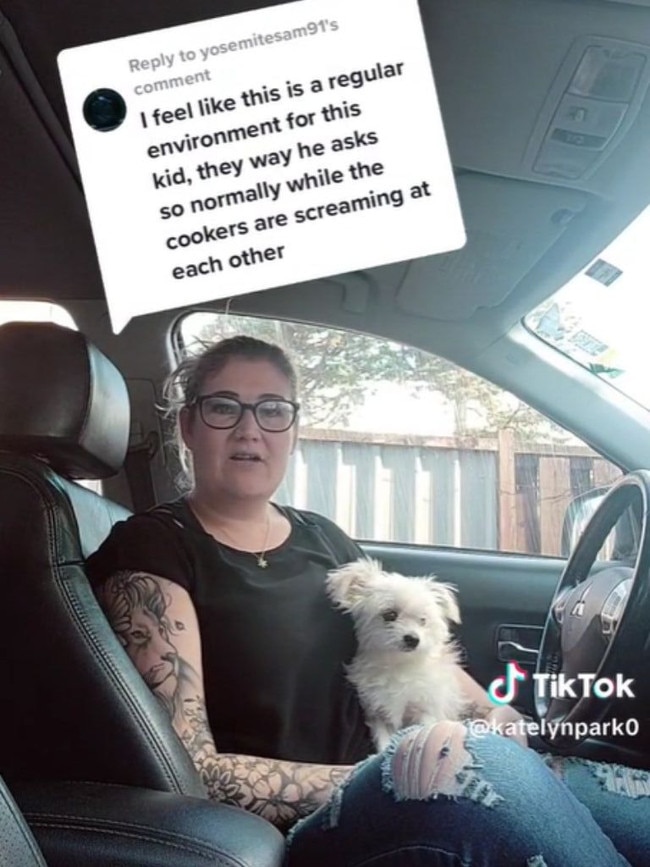 People were shocked by the vile outburst from the neighbours. Picture: TikTok