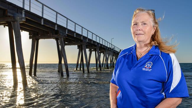 Heather Thompson was awarded an AM for services to surf life saving. Picture: Brenton Edwards