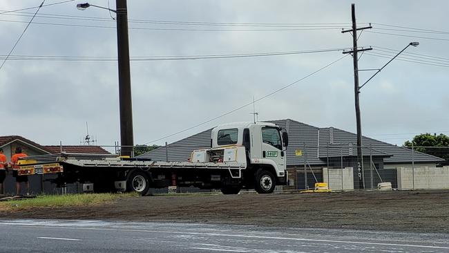 Temporary construction fencing removed at the site which was plugged as being the home of the new Hervey Bay Fire Station.