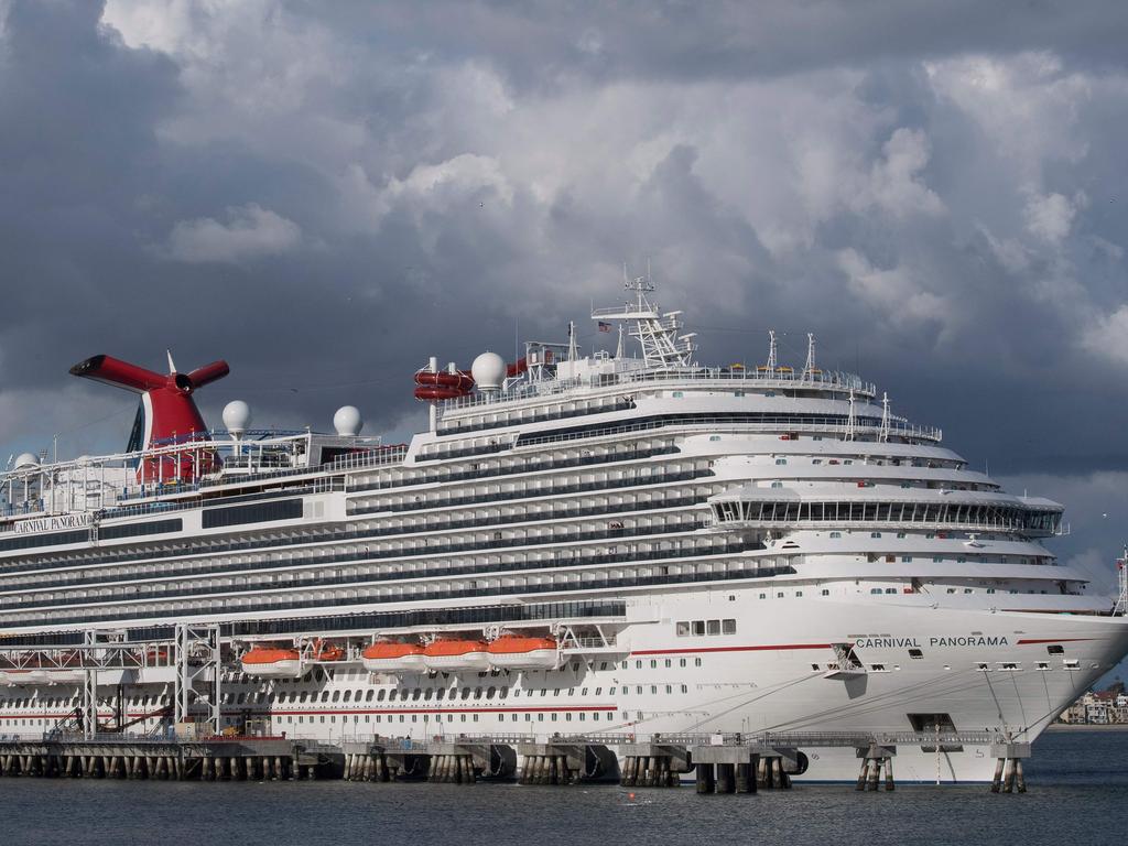 Carnival Corporation have announced it will be laying off hundreds of staff amid the COVID-19 pandemic. Picture: Mark Ralston/AFP
