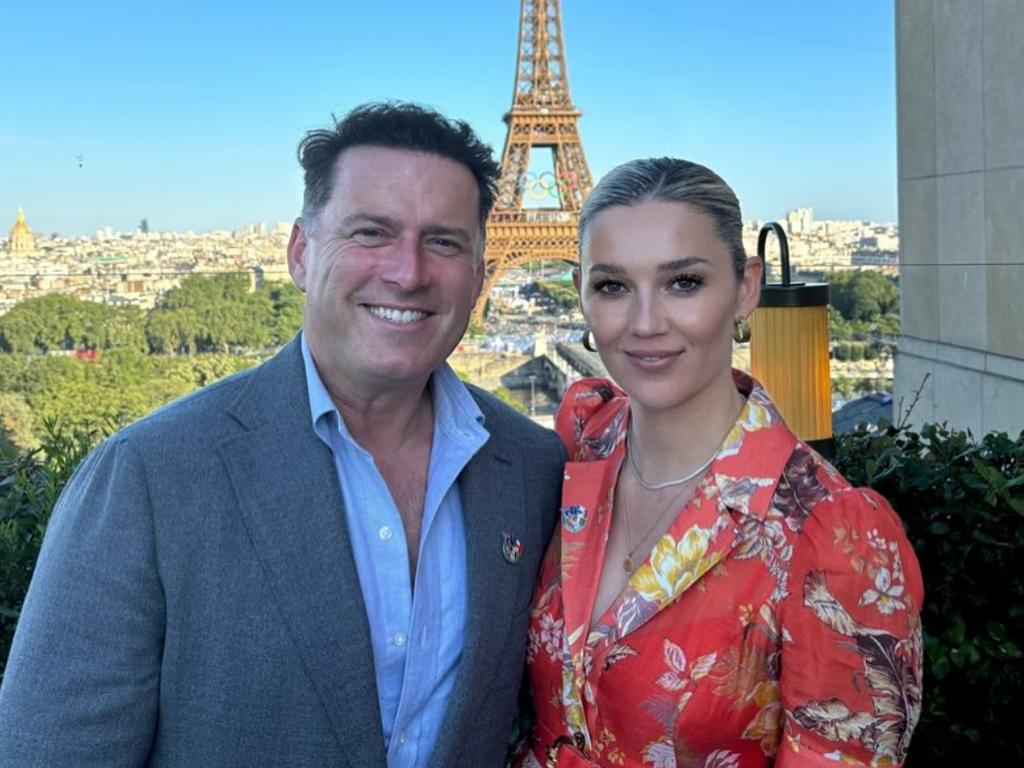 Karl and Jasmine Stefanovic in Paris. Picture: Instagram