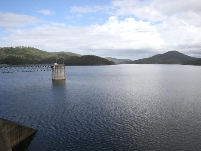 The Hinze Dam has been put forward as a potential Olympic venue for rowing and paddle sports. Picture: Glenn Hampson