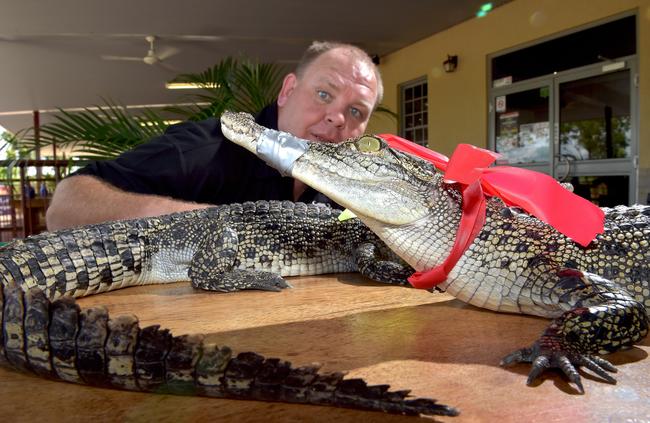 There’s always something going on at the Berry Springs Tavern, including croc racing