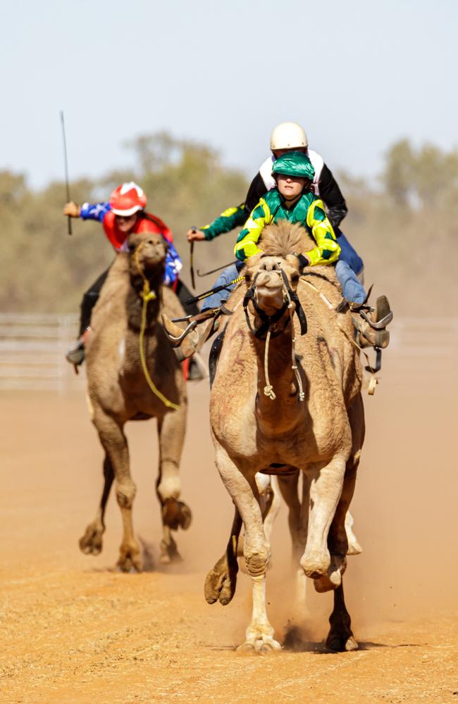 The Boulia Camel Races have been identified as a key tourism attraction in the CWQIP. Picture: Matt Williams