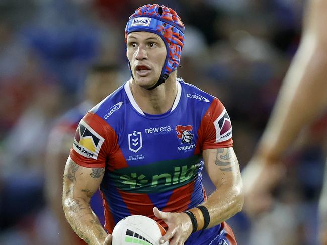 NRL 2024 RD03 Newcastle Knights v Melbourne Storm - Kalyn Ponga. NRL Imagery