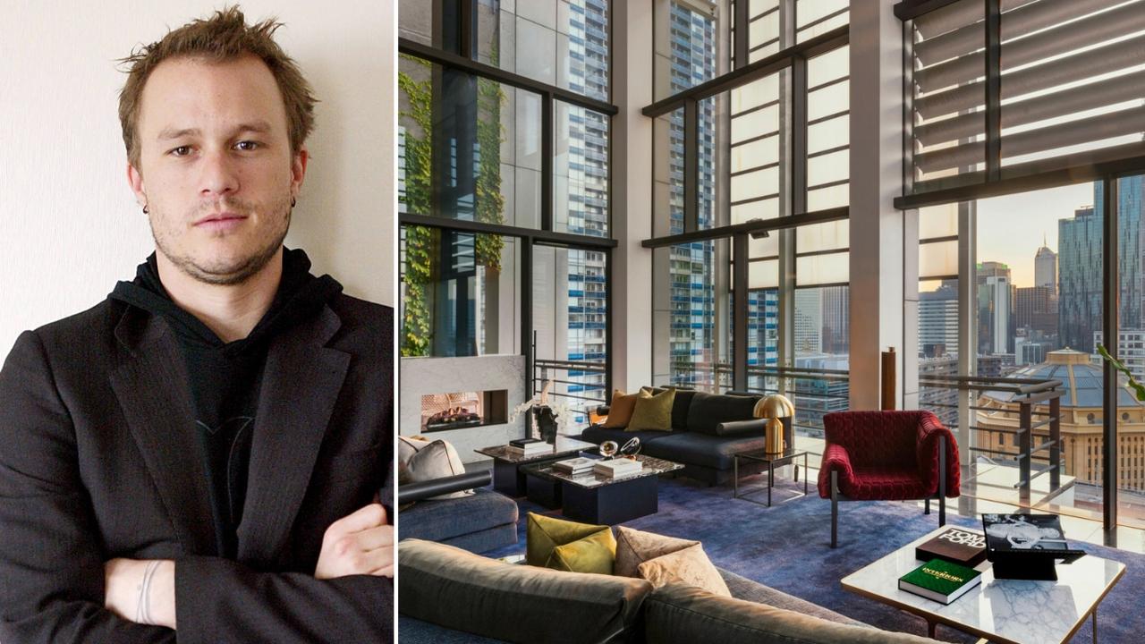 Triple-storey penthouse where Heath Ledger lived up for sale