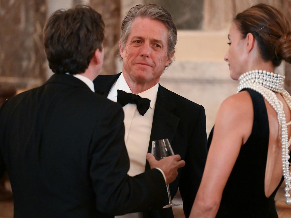 British actor Hugh Grant was among the high-profile guests. Picture: Daniel Leal - Pool/Getty Images