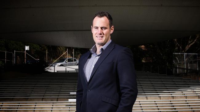 Manly Rugby presisdent elect Anthony Bergelin at Manly Oval. Picture:Annika Enderborg.