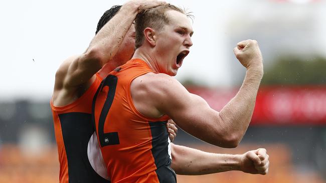 Can young bull Tom Green stamp himself on the Giants? Picture: Getty Images