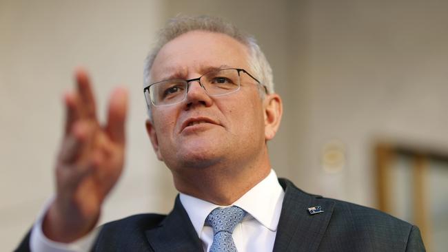 Scott Morrison in Canberra on Tuesday. Picture: Gary Ramage