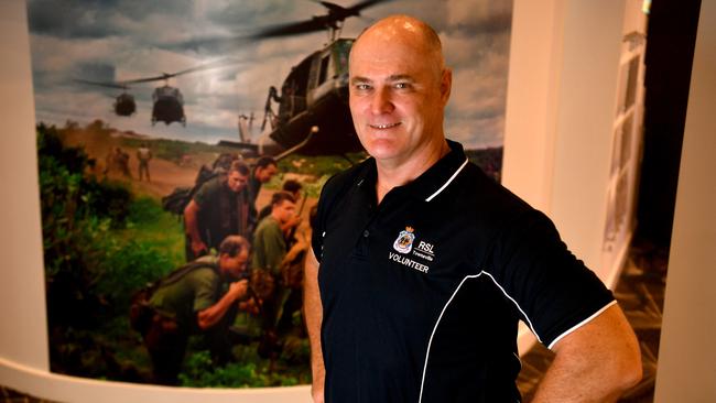 Townsville RSL treasurer Scott Klima is looking forward to making connections with other Veterans around Veterans' Health Week. Picture: Evan Morgan