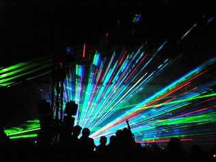 A Laser Light Show will close The Gold Rush Festival this year in Mary St. Picture: Leigh Jensen