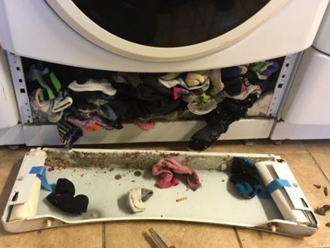 Where Lost Socks Go Dryer Has Secret Compartment Photos The