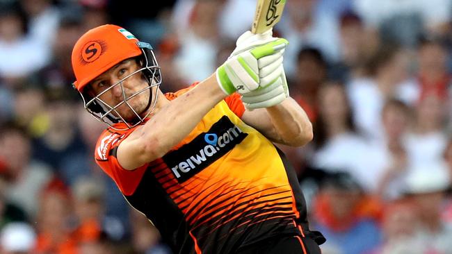 Cameron Bancroft fired the Scorchers to the top. (AAP Image/Richard Wainwright)